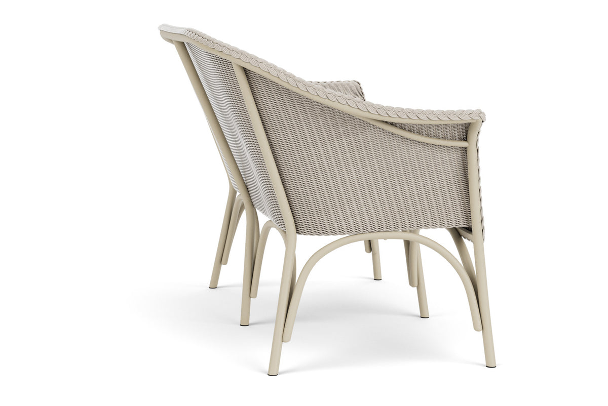 Lloyd Flanders All Seasons Settee with Padded Seat in Linen, view 5