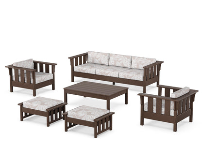 POLYWOOD Acadia 6-Piece Lounge Sofa Set