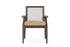 Lloyd Flanders Frontier Dining Set in White with Hayden Sand fabric