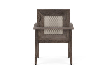 Lloyd Flanders Frontier Dining Armchair in Linen with Hayden Sand fabric, view 7