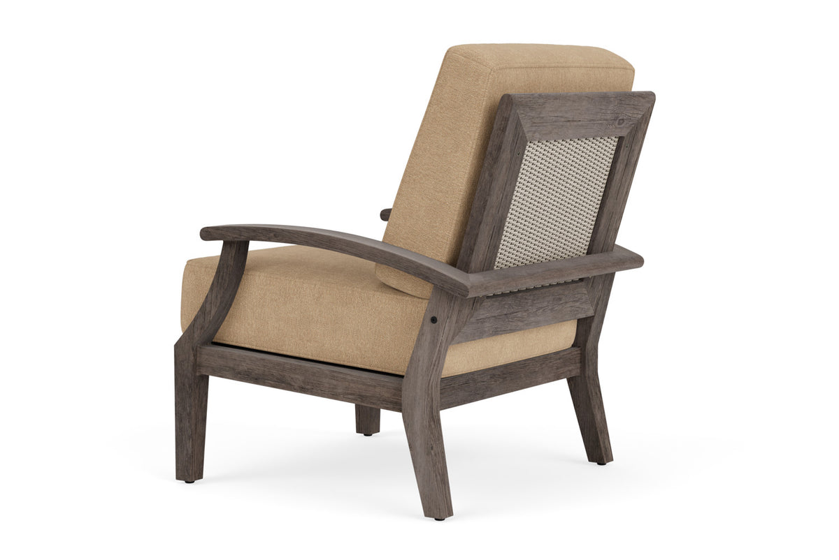Lloyd Flanders Frontier Lounge Chair in Linen with Hayden Sand fabric, view 8