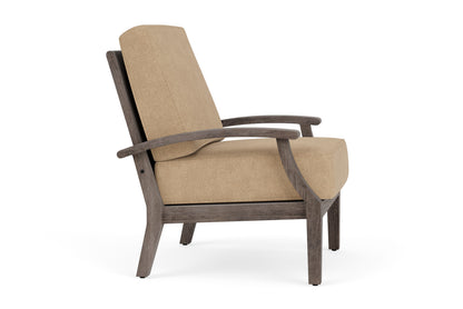 Lloyd Flanders Frontier Lounge Chair in Linen with Hayden Sand fabric, view 4