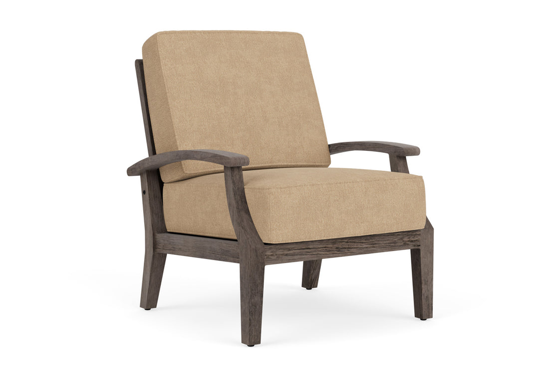 Lloyd Flanders Frontier Lounge Chair in Linen with Hayden Sand fabric, view 2