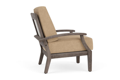 Lloyd Flanders Frontier Lounge Chair in Linen with Hayden Sand fabric, view 5