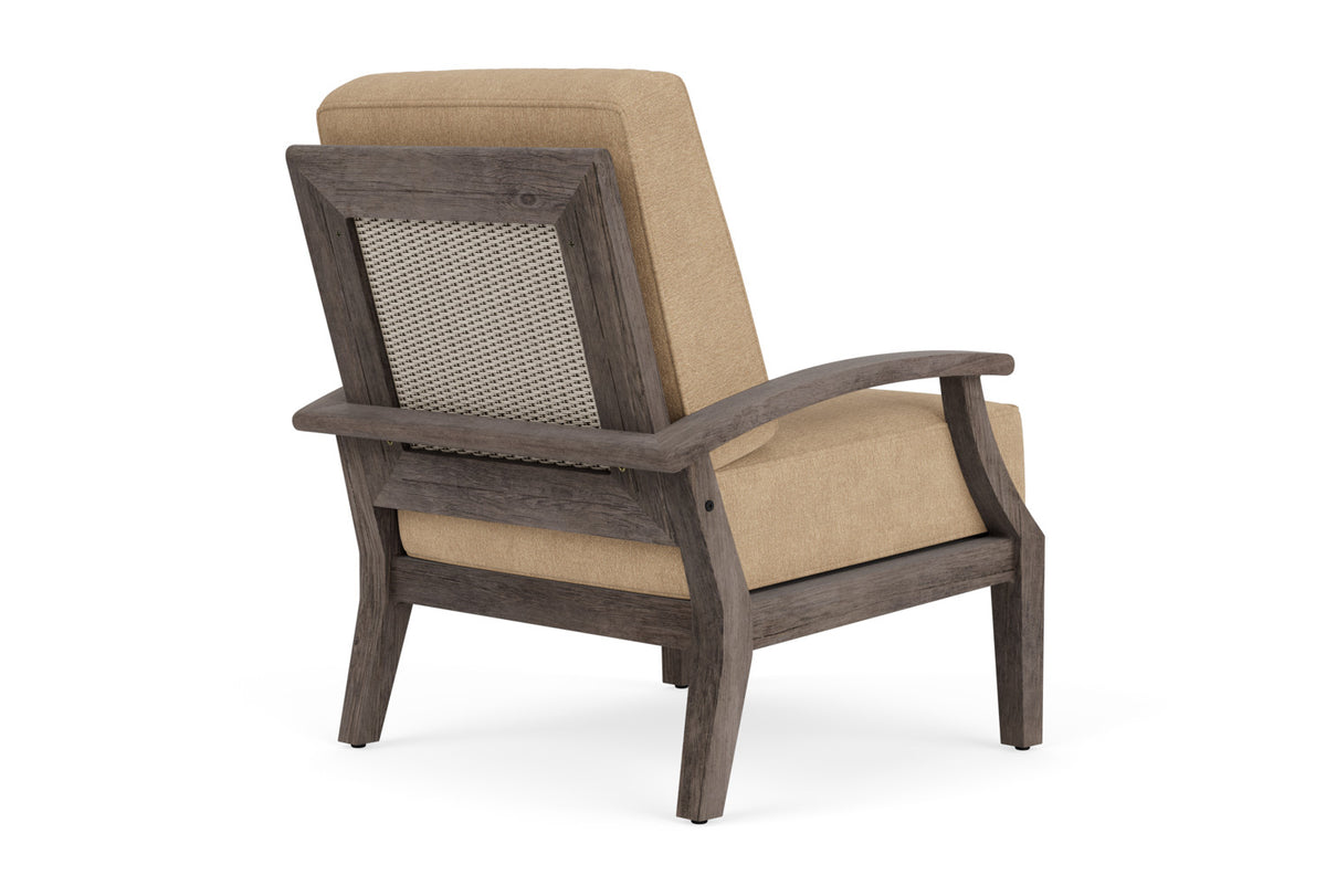 Lloyd Flanders Frontier Lounge Chair in Linen with Hayden Sand fabric, view 6