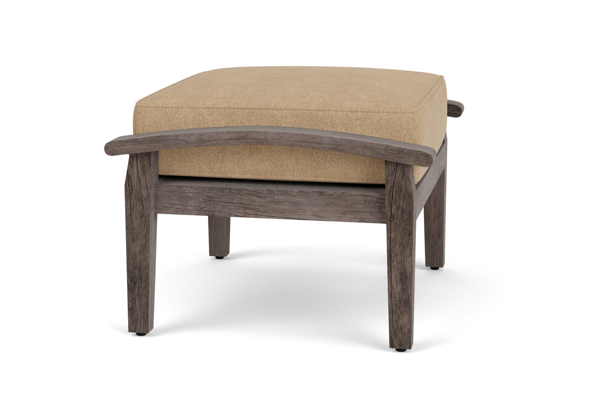 Lloyd Flanders Frontier Ottoman with Hayden Sand fabric, view 4