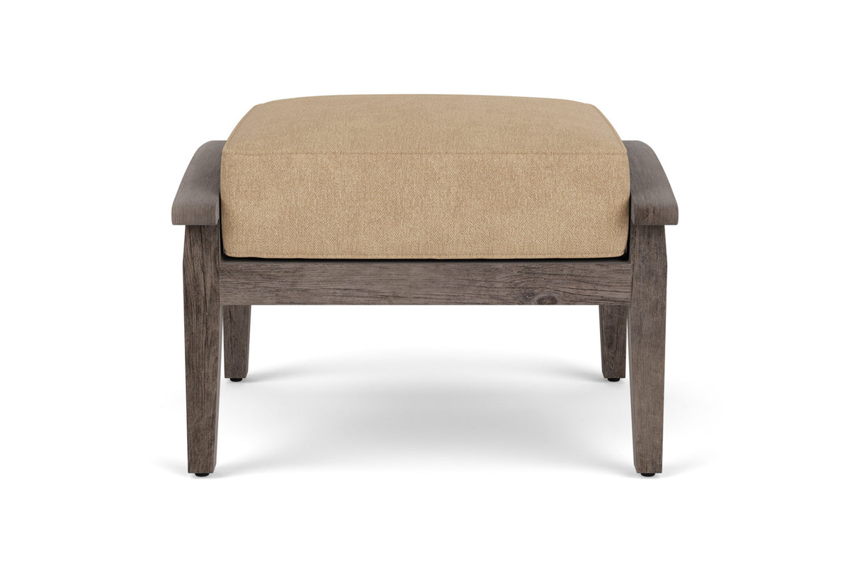 Lloyd Flanders Frontier Ottoman with Hayden Sand fabric