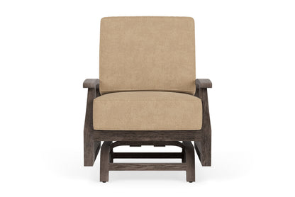 Lloyd Flanders Frontier Spring Rocker in French Beige with Hayden Sand fabric
