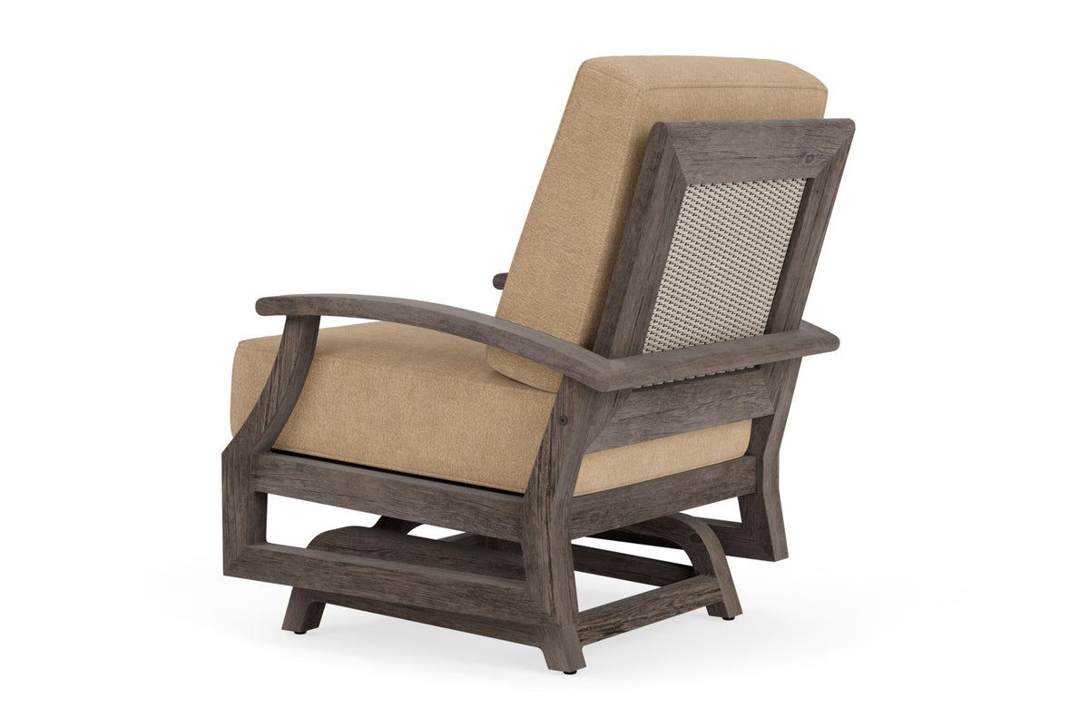 Lloyd Flanders Frontier Spring Rocker in Linen with Hayden Sand fabric, view 8