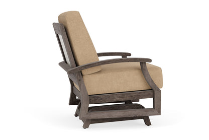Lloyd Flanders Frontier Spring Rocker in Linen with Hayden Sand fabric, view 5