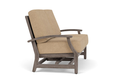 Lloyd Flanders Frontier Spring Rocker Loveseat in Linen with Hayden Sand fabric, view 4