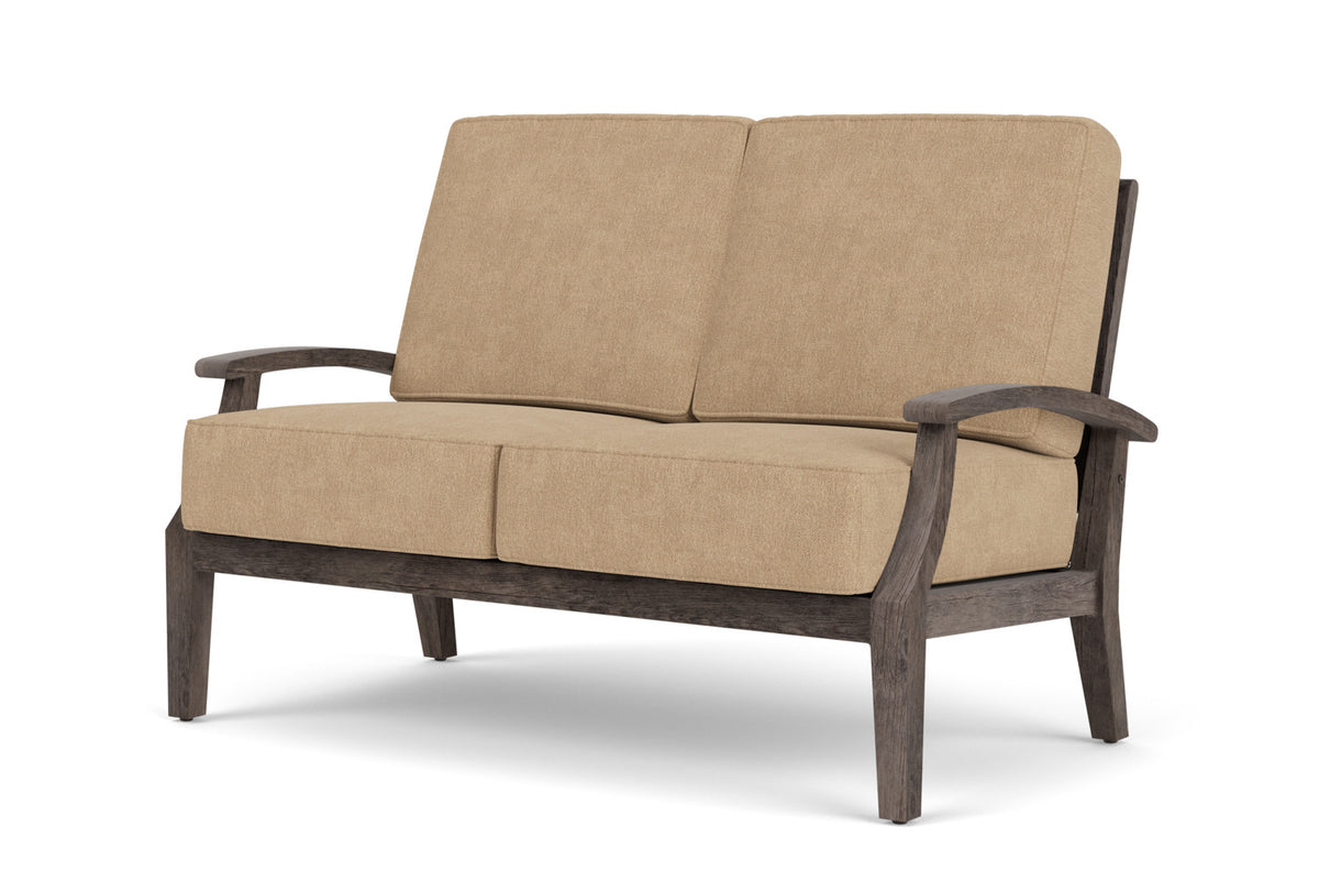 Lloyd Flanders Frontier Conversation Set in Linen with Hayden Sand fabric, view 10
