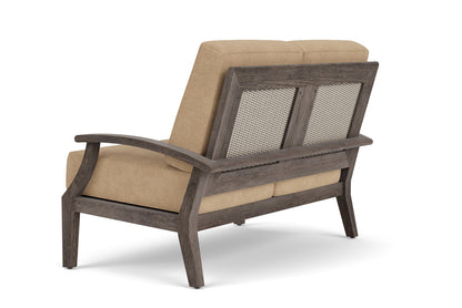 Lloyd Flanders Frontier Conversation Set in Linen with Hayden Sand fabric, view 8