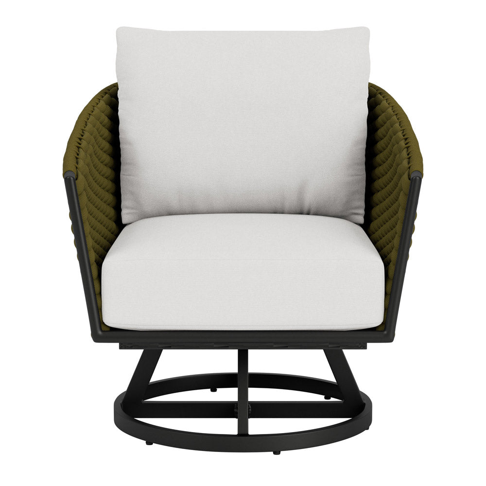 Lloyd Flanders Escape Swivel Lounge Chair, lifestyle photo 2