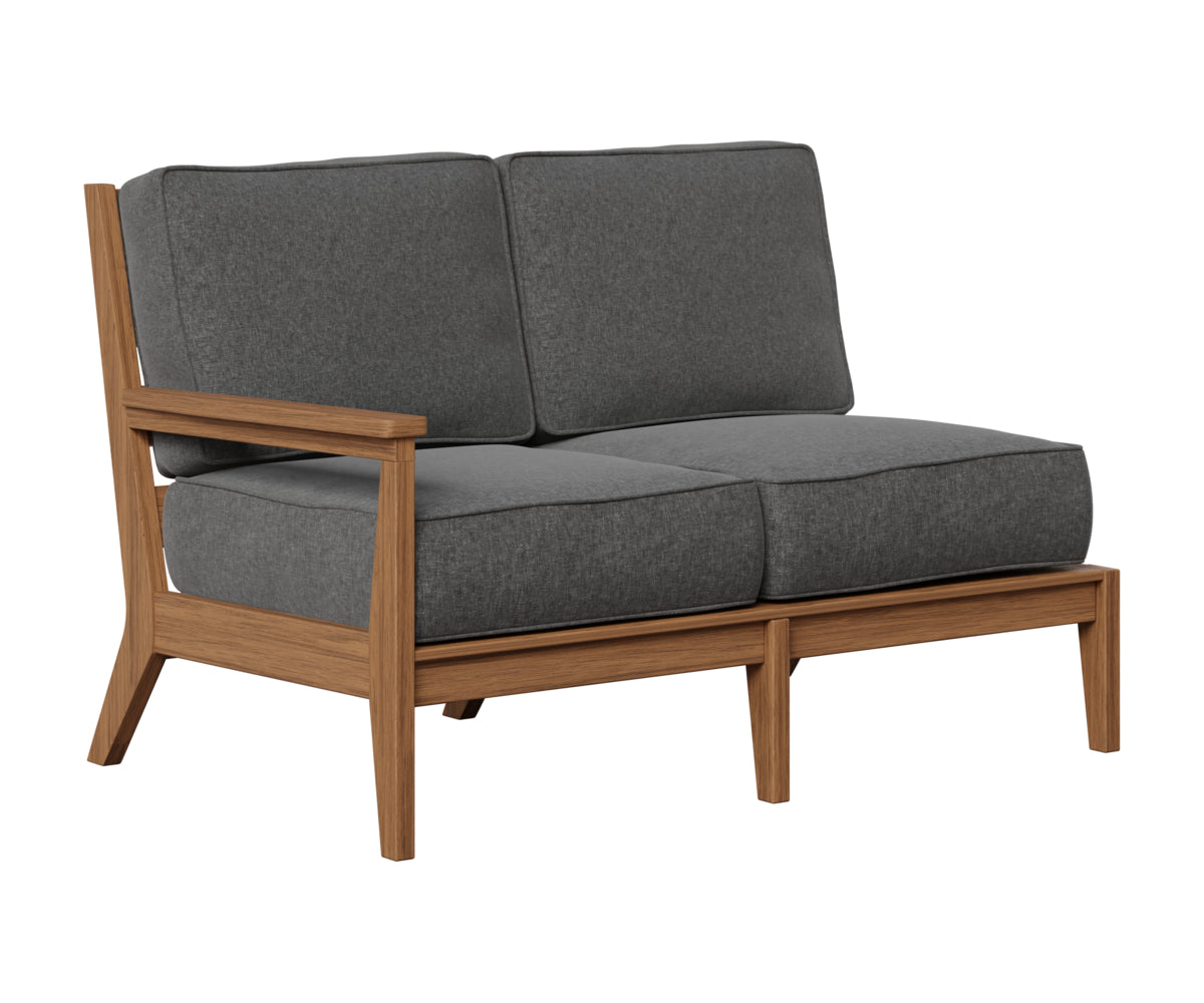 Berlin Gardens Mayhew Right Arm Loveseat in Antique Mahogany