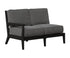 Berlin Gardens Mayhew Right Arm Loveseat in Black