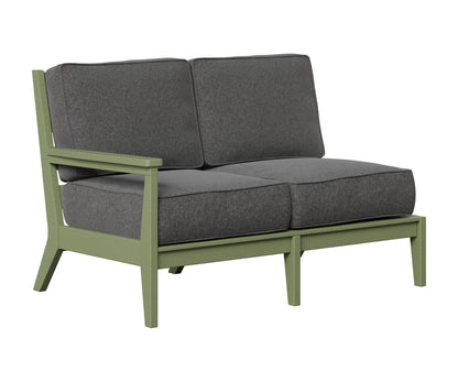 Berlin Gardens Mayhew Right Arm Loveseat in Sage
