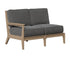Berlin Gardens Mayhew Right Arm Loveseat in Weatherwood