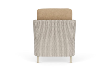 Lloyd Flanders Visions Dining Armchair in Linen with Hayden Sand fabric, view 7