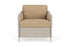 Lloyd Flanders Visions Lounge Chair in Linen with Hayden Sand fabric