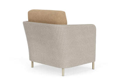 Lloyd Flanders Visions Lounge Chair in Linen with Hayden Sand fabric, view 6