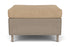 Lloyd Flanders Visions Ottoman in French Beige with Hayden Sand fabric