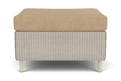 Lloyd Flanders Visions Ottoman in Linen with Hayden Sand fabric, view 7