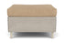 Lloyd Flanders Visions Ottoman in Linen with Hayden Sand fabric