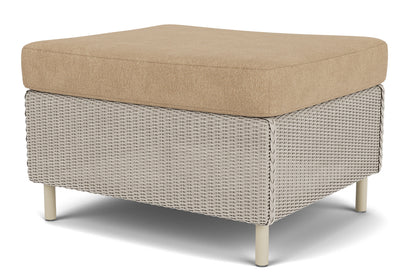 Lloyd Flanders Visions Ottoman in Linen with Hayden Sand fabric, view 10