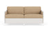 Lloyd Flanders Visions Sofa in White with Hayden Sand fabric