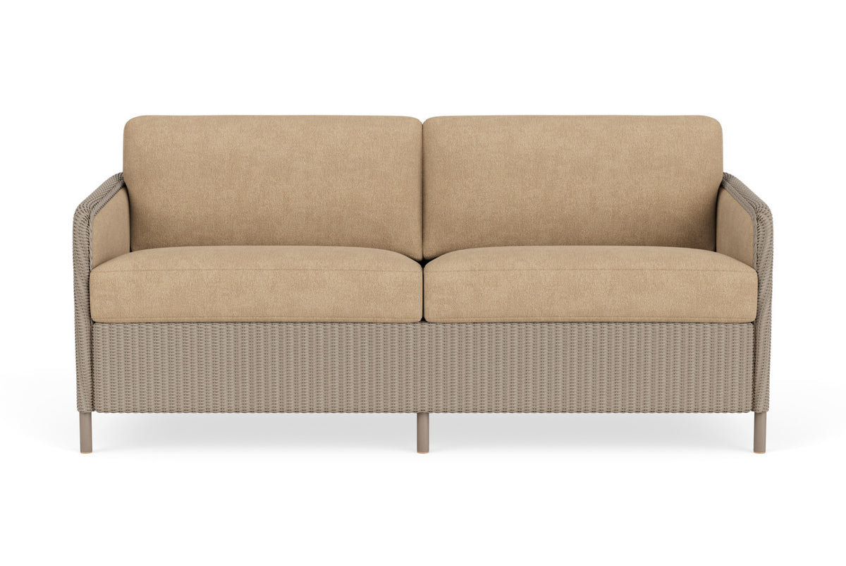 Lloyd Flanders Visions Sofa in French Beige with Hayden Sand fabric