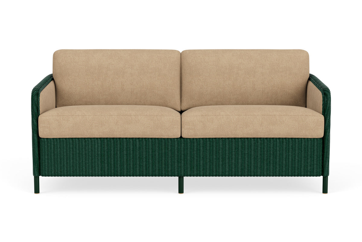 Lloyd Flanders Visions Sofa in Woodland with Hayden Sand fabric