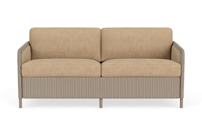 Lloyd Flanders Visions Living Room Set in French Beige with Hayden Sand fabric