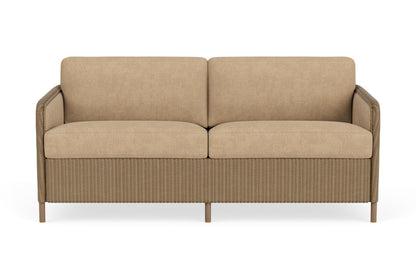 Lloyd Flanders Visions Living Room Set in Fawn with Hayden Sand fabric