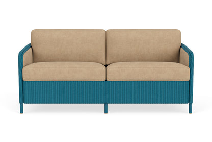 Lloyd Flanders Visions Sofa in Peacock with Hayden Sand fabric
