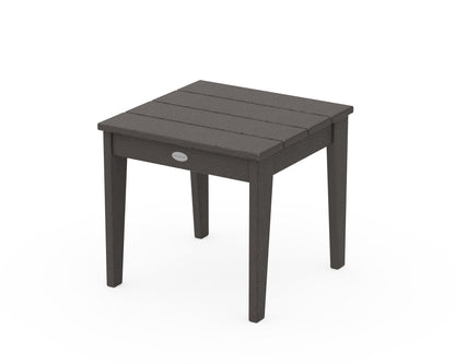 POLYWOOD Newport 18" Side Table in Vintage Coffee