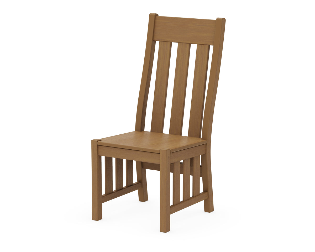 POLYWOOD Acadia Dining Side Chair in Natural