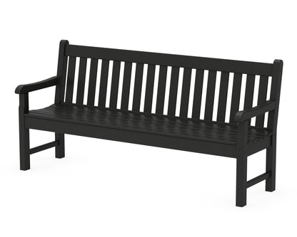 POLYWOOD Rockford 72" Bench in Black