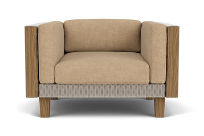 Lloyd Flanders Catalina Lounge Chair in Linen with Hayden Sand fabric