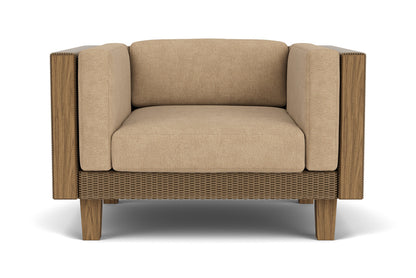 Lloyd Flanders Catalina Lounge Chair in Fawn with Hayden Sand fabric