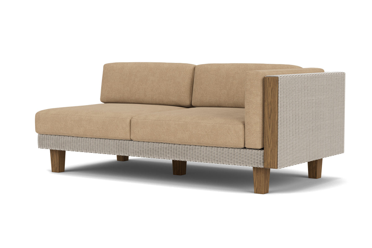 Lloyd Flanders Catalina L-Shaped Sectional in Linen with Hayden Sand fabric, view 10