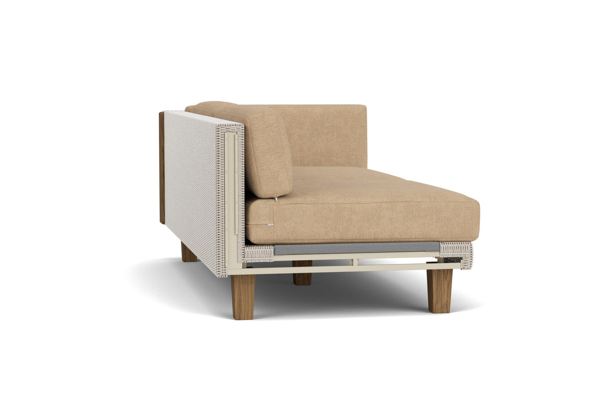 Lloyd Flanders Catalina L-Shaped Sectional in Linen with Hayden Sand fabric, view 5