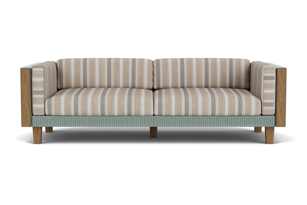 Lloyd Flanders Catalina Sofa in Sea Glass with Hayden Sand fabric