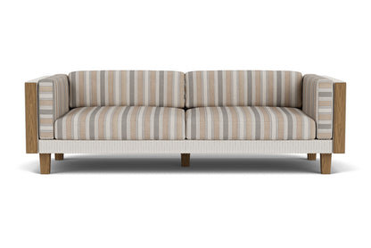 Lloyd Flanders Catalina Living Room Set in Antique White with Hayden Sand fabric