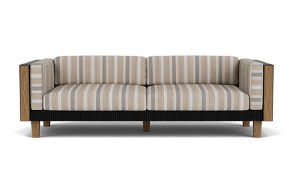 Lloyd Flanders Catalina Sofa in Ebony with Hayden Sand fabric