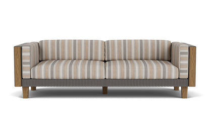 Lloyd Flanders Catalina Living Room Set in Pewter with Hayden Sand fabric