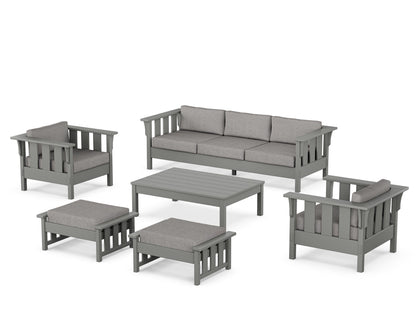 POLYWOOD Acadia 6-Piece Lounge Sofa Set