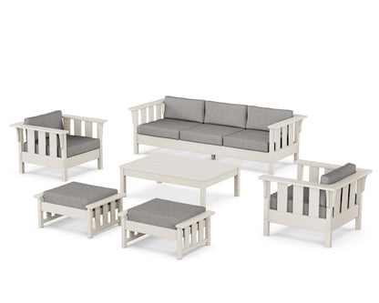 POLYWOOD Acadia 6-Piece Lounge Sofa Set