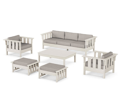POLYWOOD Acadia 6-Piece Lounge Sofa Set