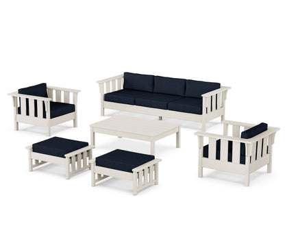 POLYWOOD Acadia 6-Piece Lounge Sofa Set